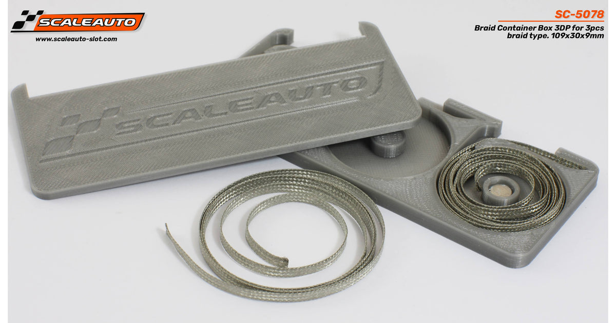 Caja 3DP para 3 trencillas. 109x30x9mm · Scaleauto SC-5078