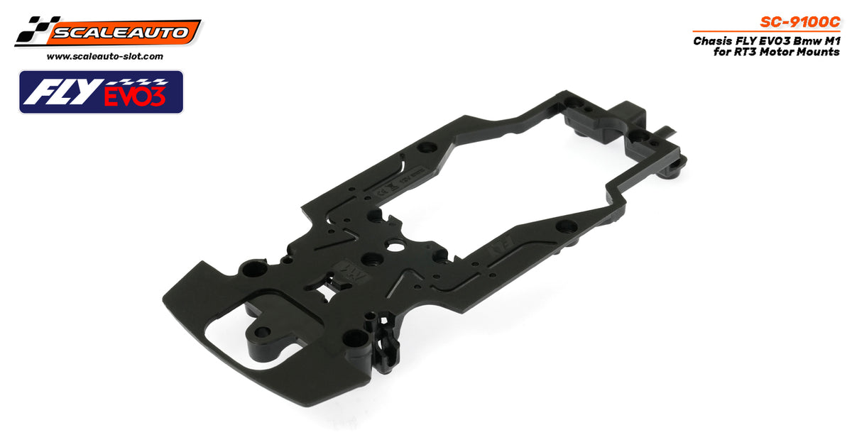 Chasis FLY EVO3 Bmw M1 para Soportes de Motor RT3 · Scaleauto SC-9100C · Fotografía 2