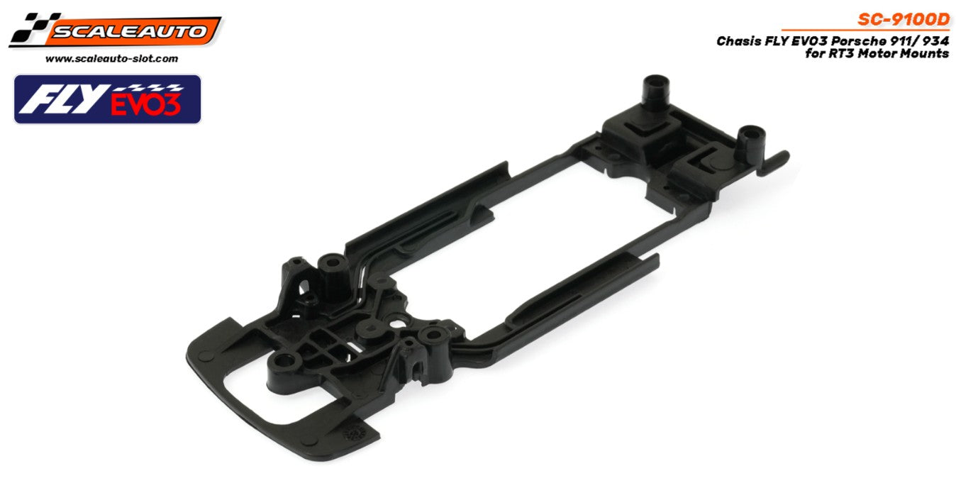 Chasis FLY EVO3 Porsche 911 / 934 para Soportes de Motor RT3