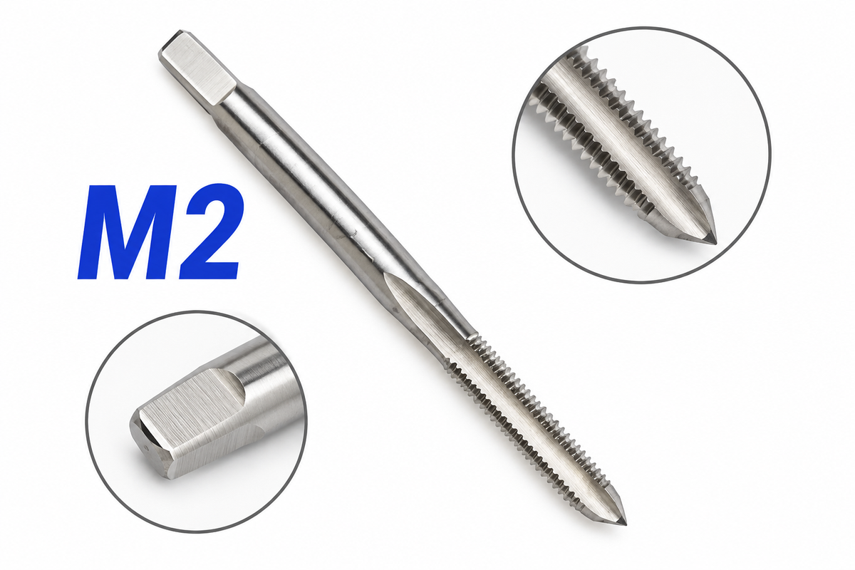 Macho de roscar M2 – Herramienta para roscado de chasis y guías de Slot · K3D