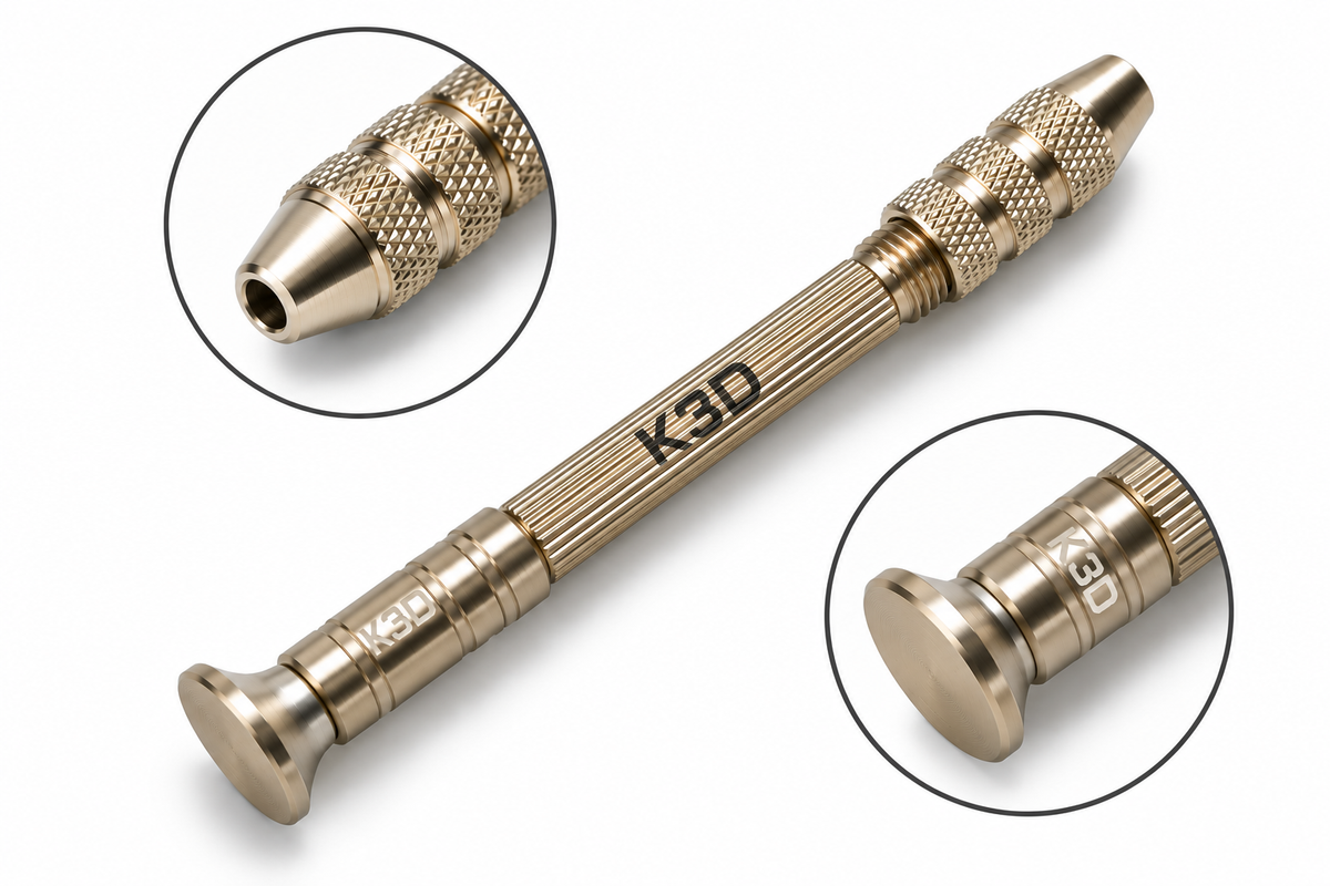 Mango para broca 0,8-3mm · K3D