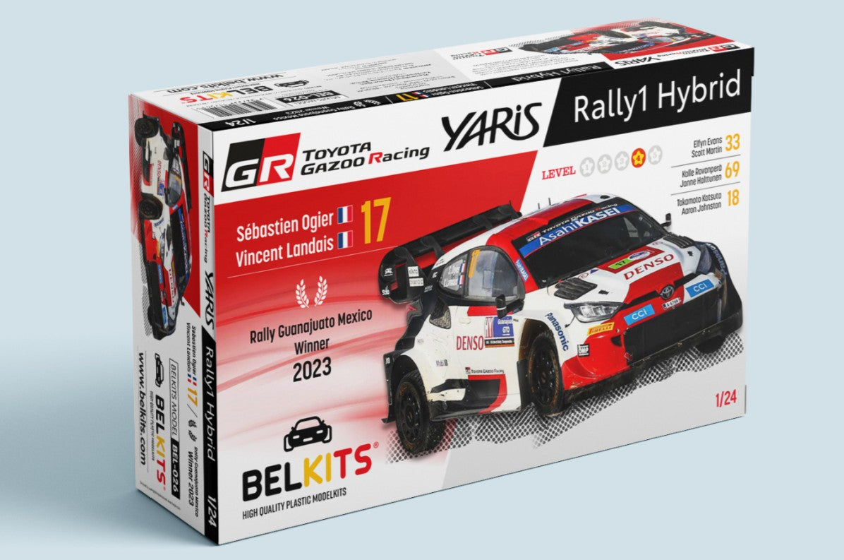 Kit 1/24 Toyota Yaris Rally1 Mexico 2023 - Ogier #17