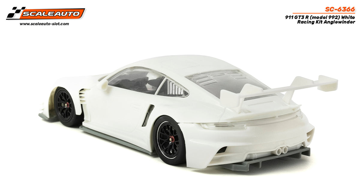 Porsche 911 GT3R (992) White Racing Kit Anglewinder · Scaleauto SC-6366 · Fotografía 3