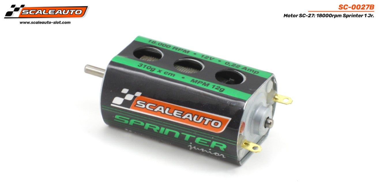 Motor SC-27 Sprinter 1 Jr de 18000 Rpm. (6,5 gr. UMS).