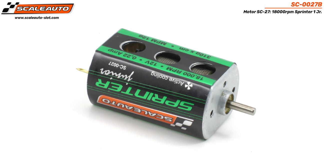 Motor SC-27 Sprinter 1 Jr de 18000 Rpm. (6,5 gr. UMS).