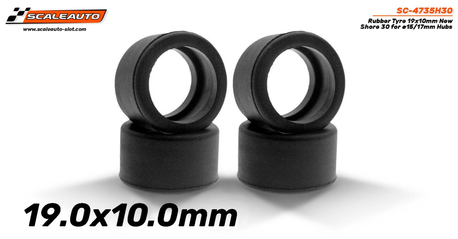 Neumático Goma A-S30 (New Shore 30) 19x10mm Racing Slick x4u