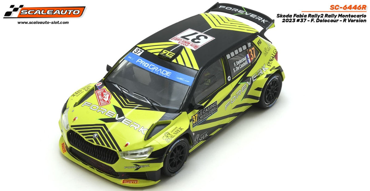 Skoda Fabia Rally2 Rally Montecarlo 2023 #37 - F. Delecour - R Version