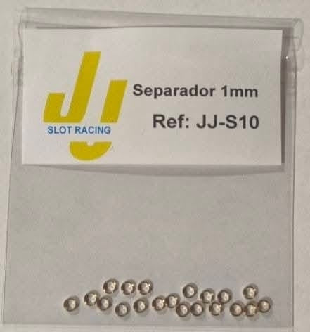 JJ Slot Racing 1mm Brass Spacer (x20)