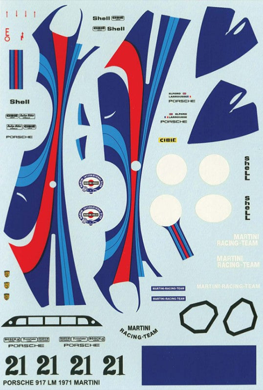 Calca TOP Porsche 917LH Martini