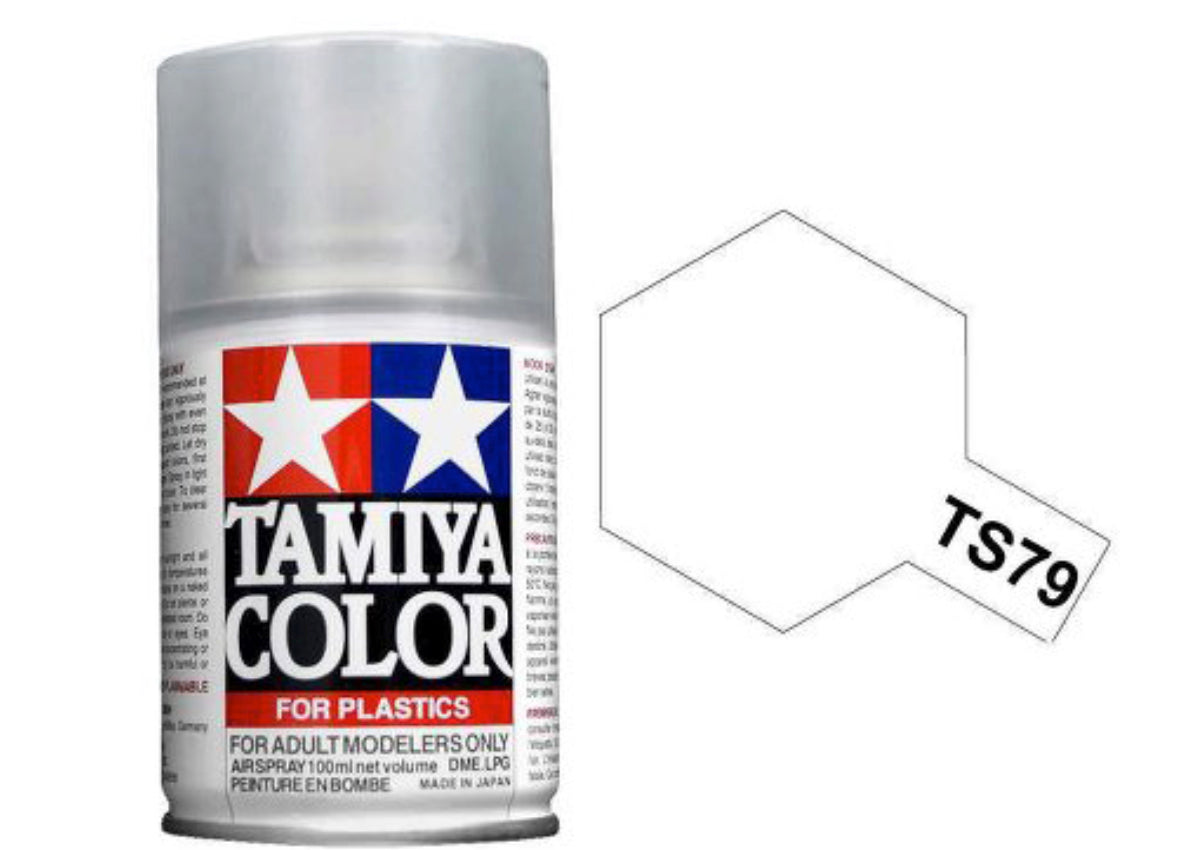 Pintura Spray 100ml. Barniz Transparente Satinado Tamiya TS-79 · Tamiya TAM-85079