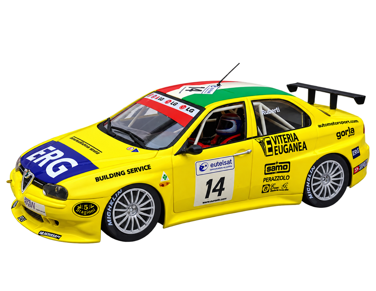 Modelo compatible: ALFA ROMEO 156 GTA FIA ETCC 2002 A782 REF.88114 FLY. Foto orientativa del coche; se vende únicamente el chasis 3D.