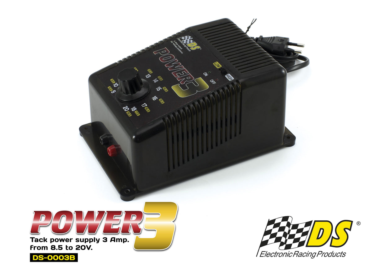 Fuente Alimentación DS-Power3 -New- Regulable desde 8.5 a 20V en incrementos de 0,5V. 3 Amperios. Sistema Electrónico de desconexión en cortocircuito. · DS Electronics DS-0003B · Fotografía 3