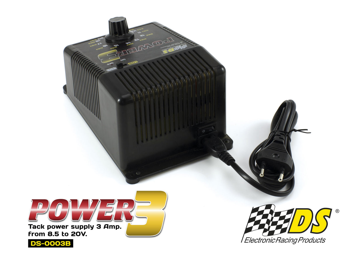 Fuente Alimentación DS-Power3 -New- Regulable desde 8.5 a 20V en incrementos de 0,5V. 3 Amperios. Sistema Electrónico de desconexión en cortocircuito. · DS Electronics DS-0003B · Fotografía 4
