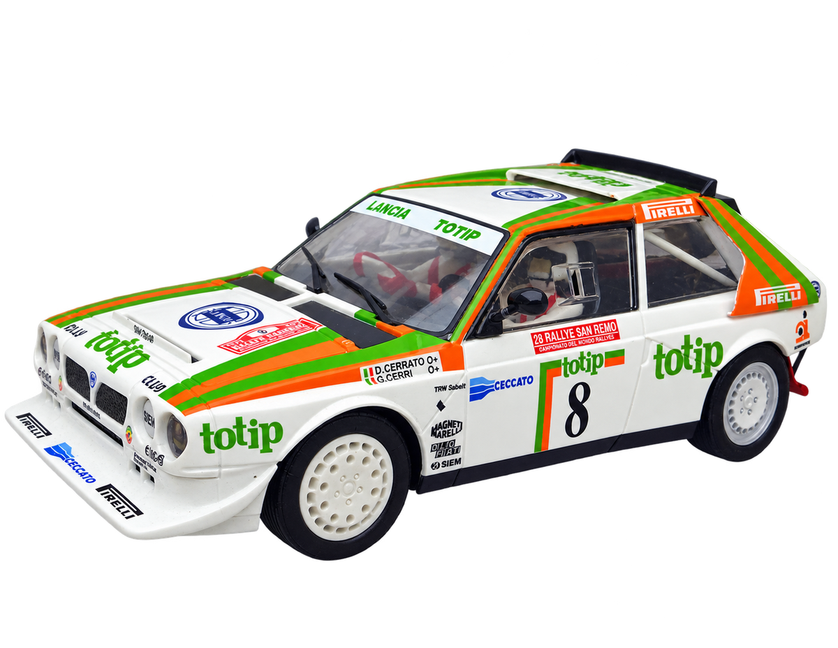 Modelo compatible: LANCIA DELTA S4 TOTIP REF. A10153S300 EDUCA. Foto orientativa del coche; se vende únicamente el chasis 3D.