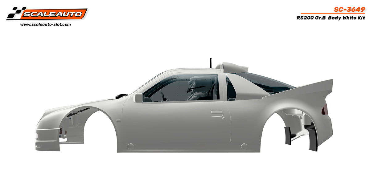 Carrocería RS200 Gr.B -blanco- · Scaleauto SC-3649 · Fotografía 2