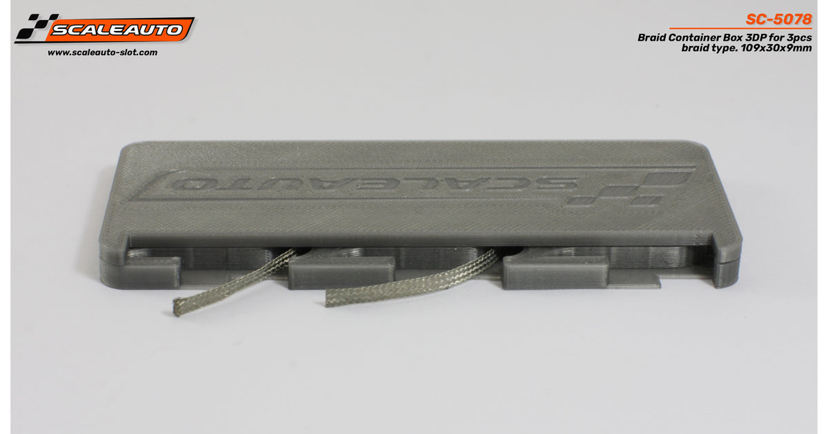 Caja 3DP para 3 trencillas. 109x30x9mm · Scaleauto SC-5078 · Fotografía 4