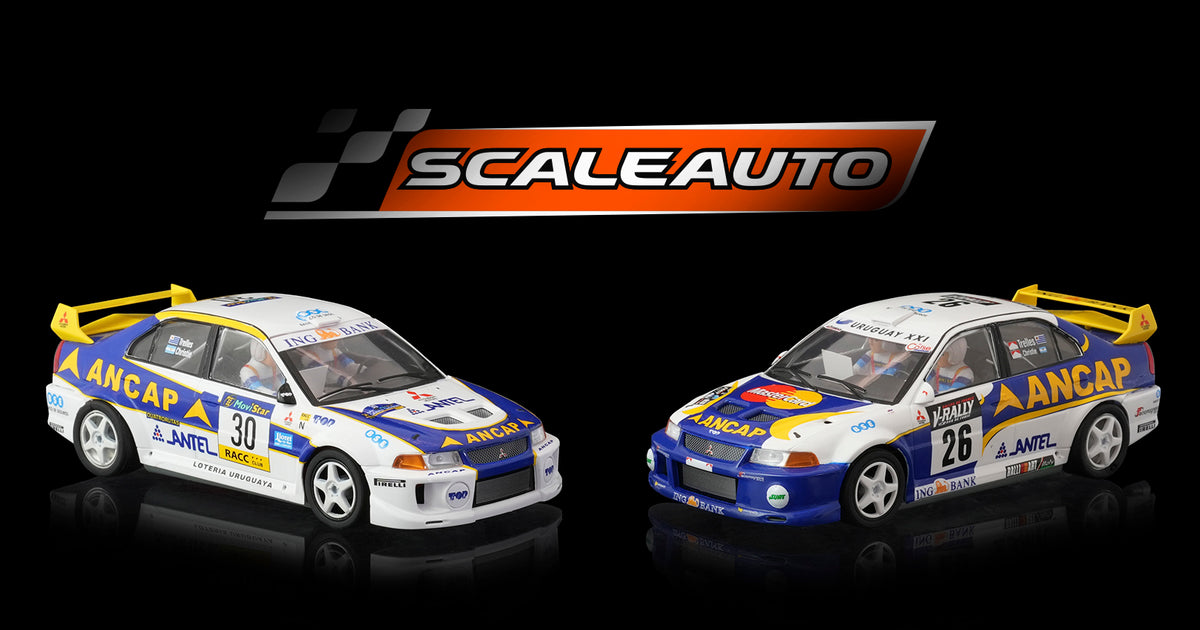 Mitsubishi Evo VI Ancap Rally Tour de Corse 1999 #26 Trelles / Christie. R-Version AW · Scaleauto SC-6368R · Fotografía 4