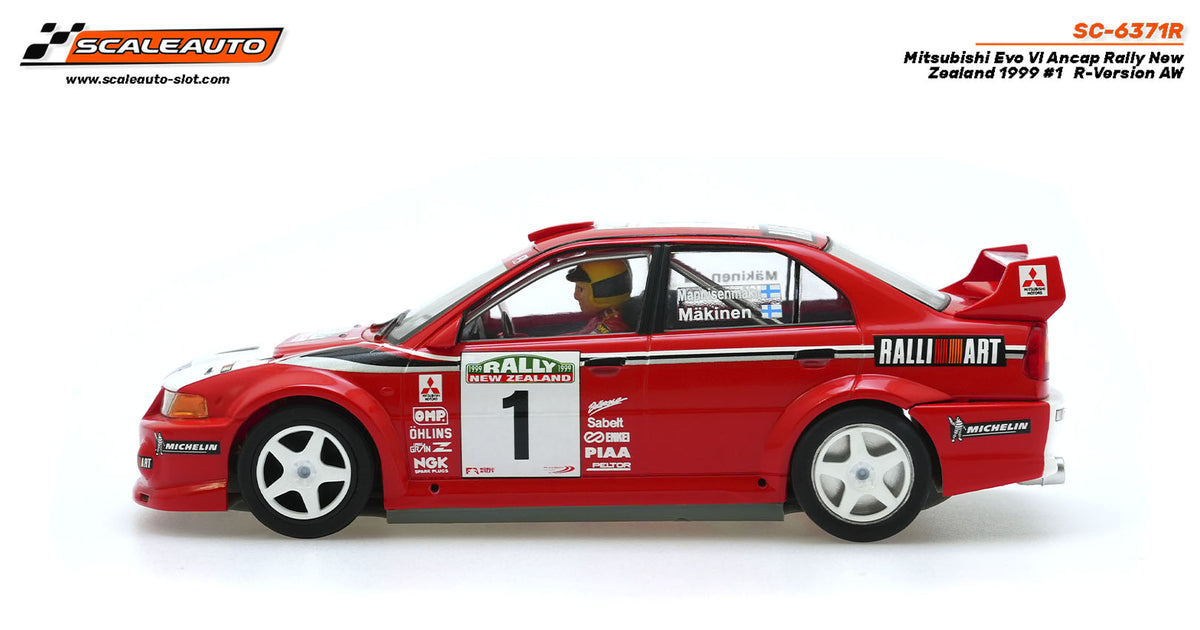Mitsubishi Evo VI Tommi Rally New Zealand 1999 #1 R-Version AW · Scaleauto SC-6371R · Fotografía 2