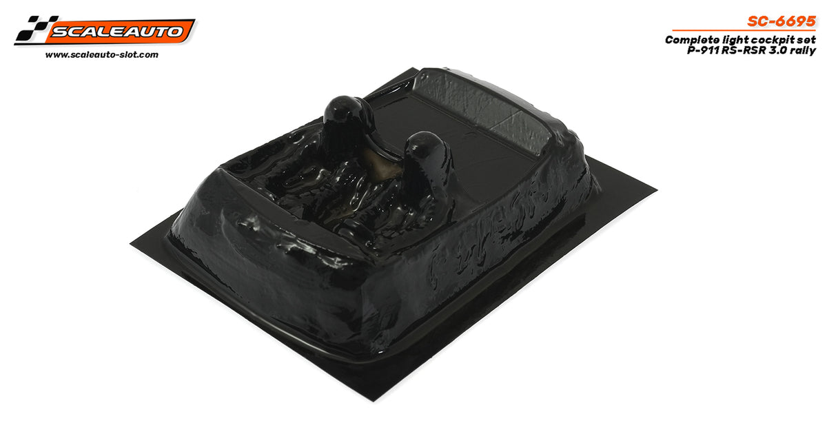 Interior en Lexan para P-911 RS-RSR 3.0 rally · Scaleauto SC-6695 · Fotografía 2