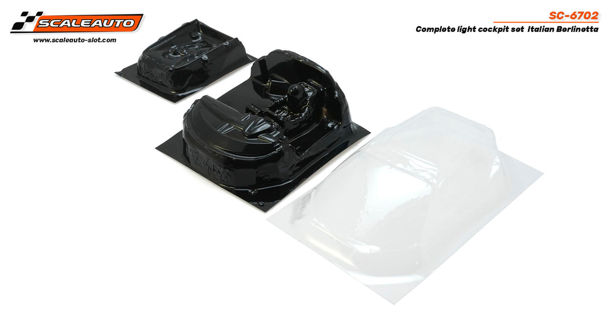 Interior en Lexan para Ferrari Italian Berlinetta · Scaleauto SC-6702
