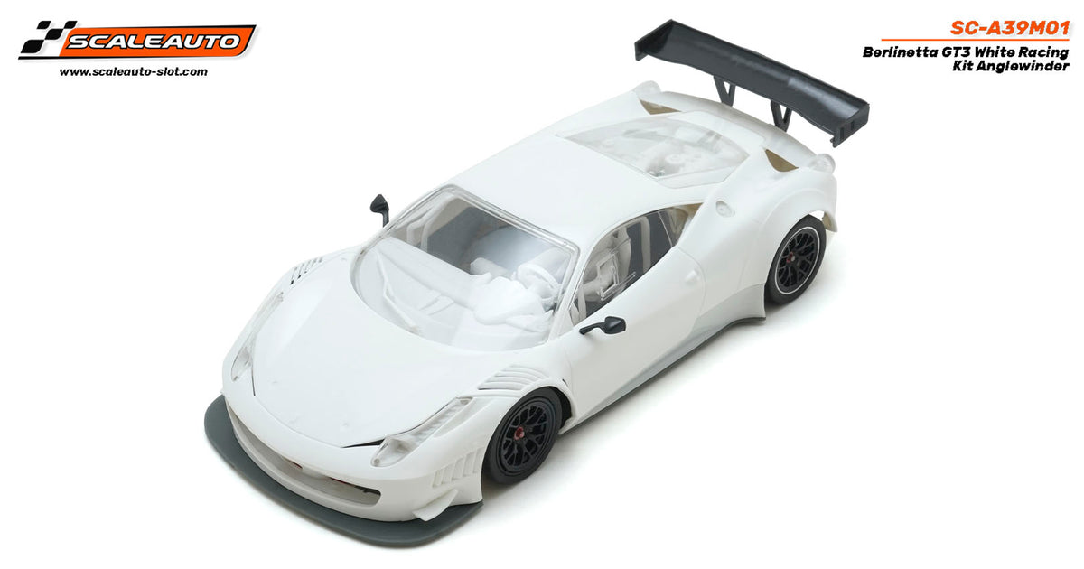 Ferrari Berlinetta GT3 White Racing Kit Anglewinder · Scaleauto SC-A39M01