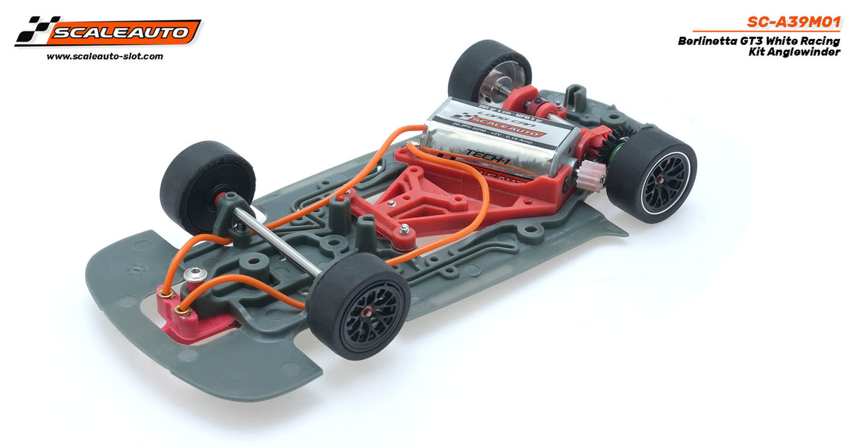 Ferrari Berlinetta GT3 White Racing Kit Anglewinder · Scaleauto SC-A39M01 · Fotografía 4