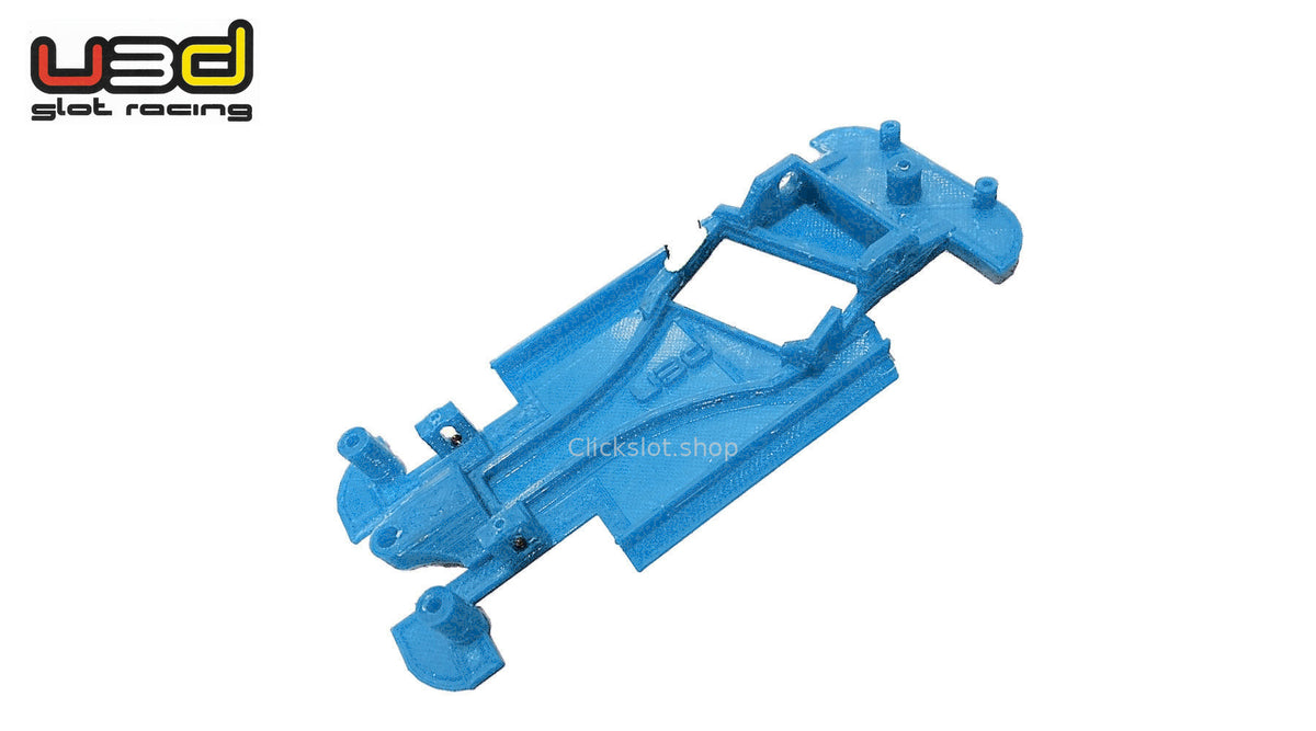 Chasis 3D angle Subatu MSC U3d Slot Racing — nuevo azul U3D, logo y marca de agua Clickslot.shop