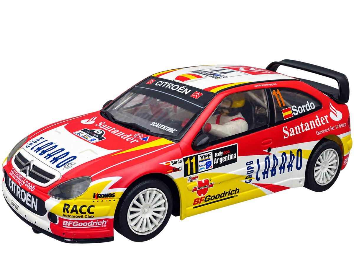 Modelo compatible: CITROEN XSARA PRO REF.50250 TECNITOYS. Foto orientativa del coche; se vende únicamente el chasis 3D.