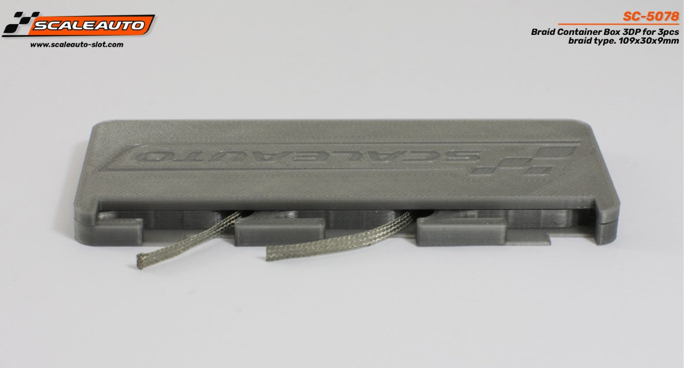 Caja 3DP para 3 trencillas. 109x30x9mm