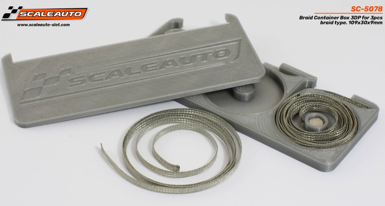 Caja 3DP para 3 trencillas. 109x30x9mm