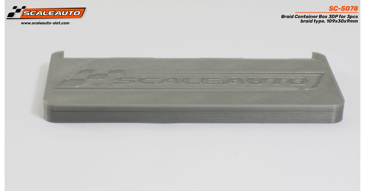 Caja 3DP para 3 trencillas. 109x30x9mm · Scaleauto SC-5078 · Fotografía 3