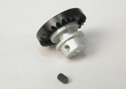 Corona 27d. motor en línea -STEP 2-. Aluminio para eje 2.38mm (3/32)