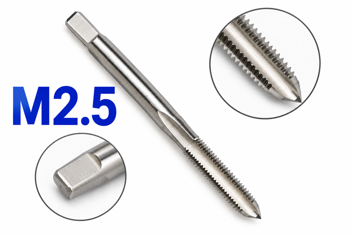 Macho de roscar M2,5 – Herramienta para roscado de chasis y componentes de Slot · K3D