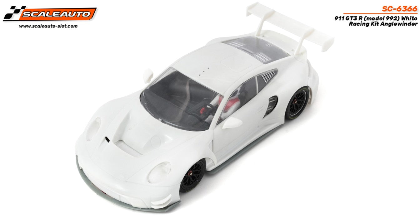 Porsche 911 GT3R (992) White Racing Kit Anglewinder