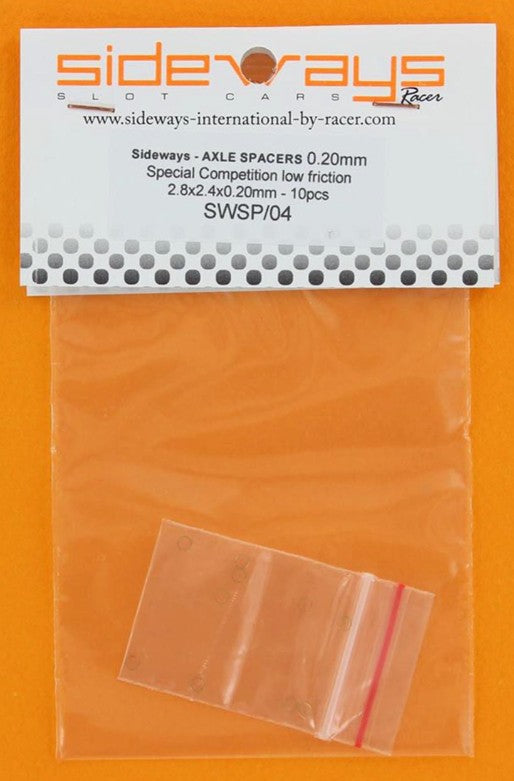 2.38mm x 0.20mm Shaft Spacers - Low Friction - (10 units)