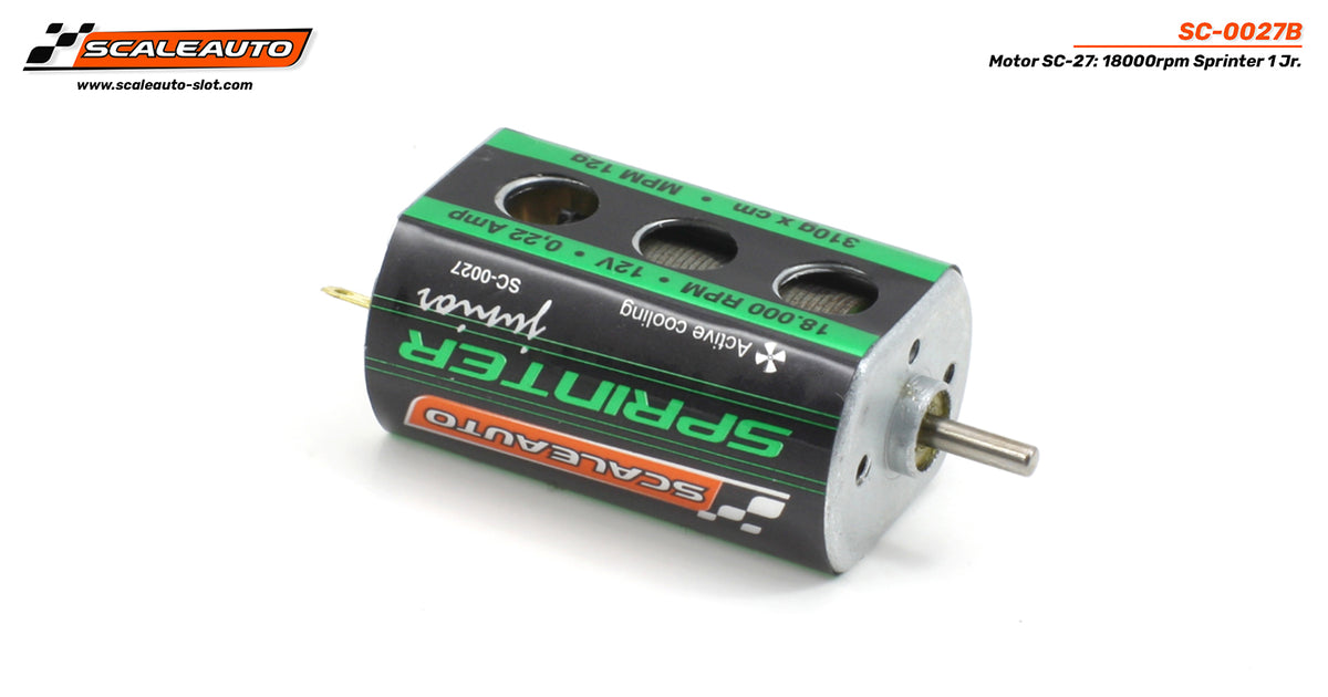 Motor SC-27 Sprinter 1 Jr de 18000 Rpm. (6,5 gr. UMS). · Scaleauto SC-0027B · Fotografía 2