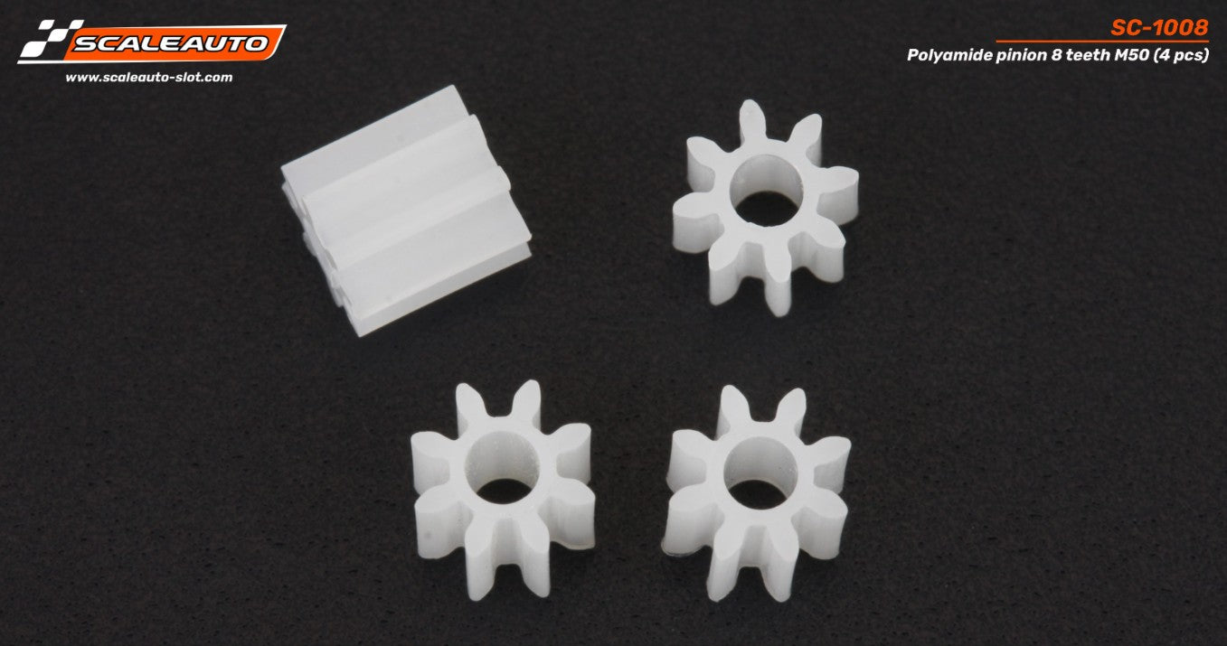8-tooth pinion, M50, Polyamide (4 units)