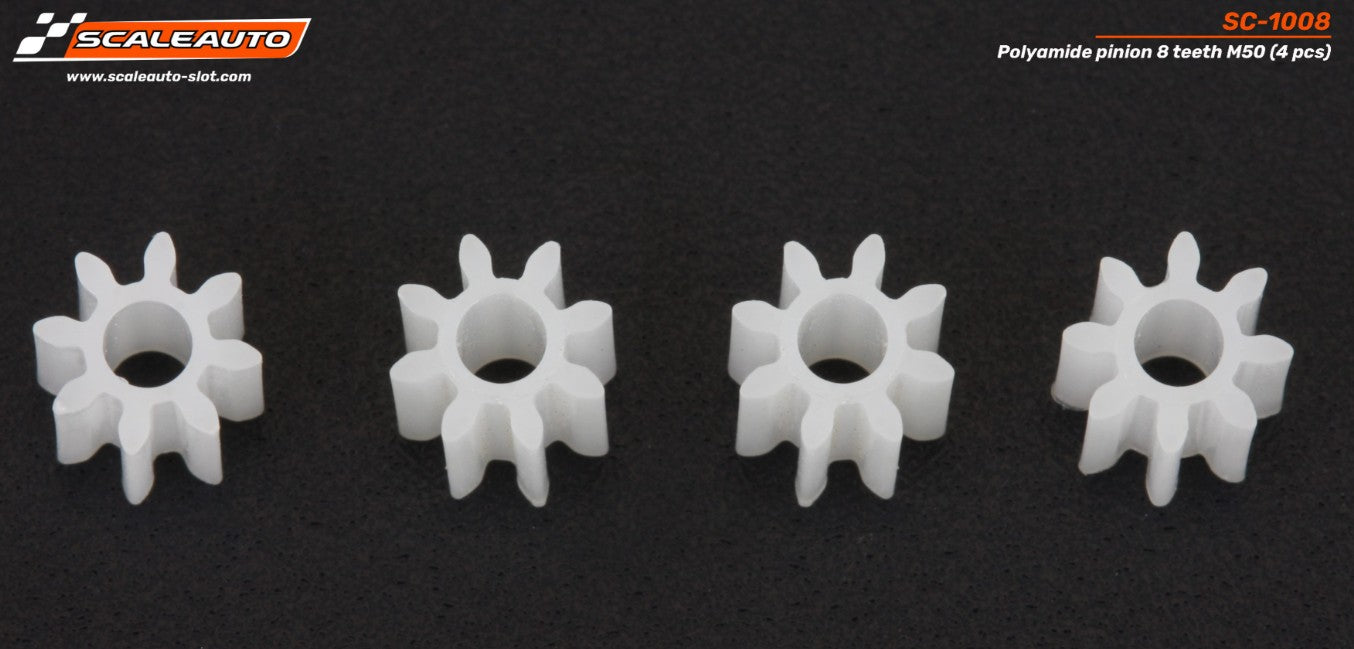 8-tooth pinion, M50, Polyamide (4 units)
