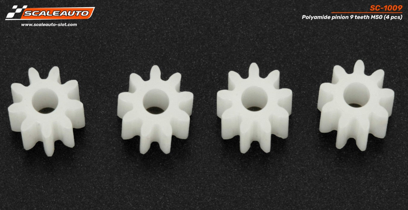 9-tooth pinion, M50, Polyamide (4 units)