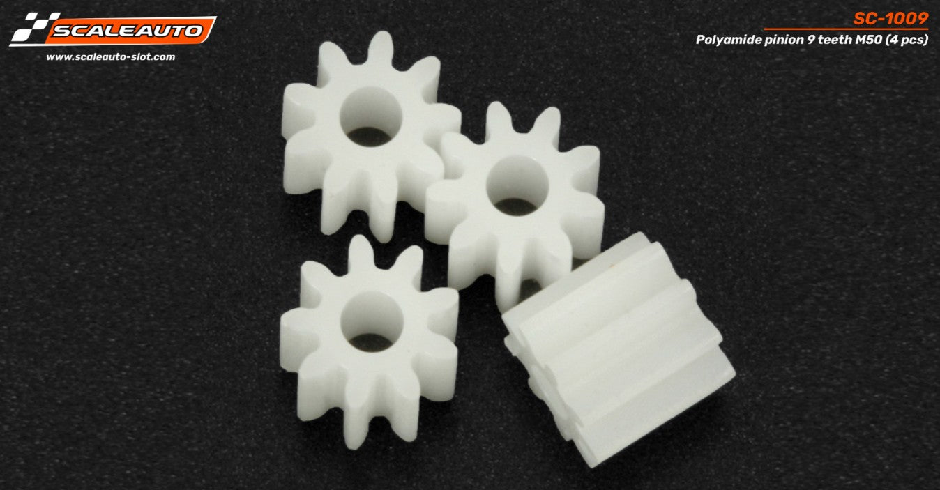9-tooth pinion, M50, Polyamide (4 units)