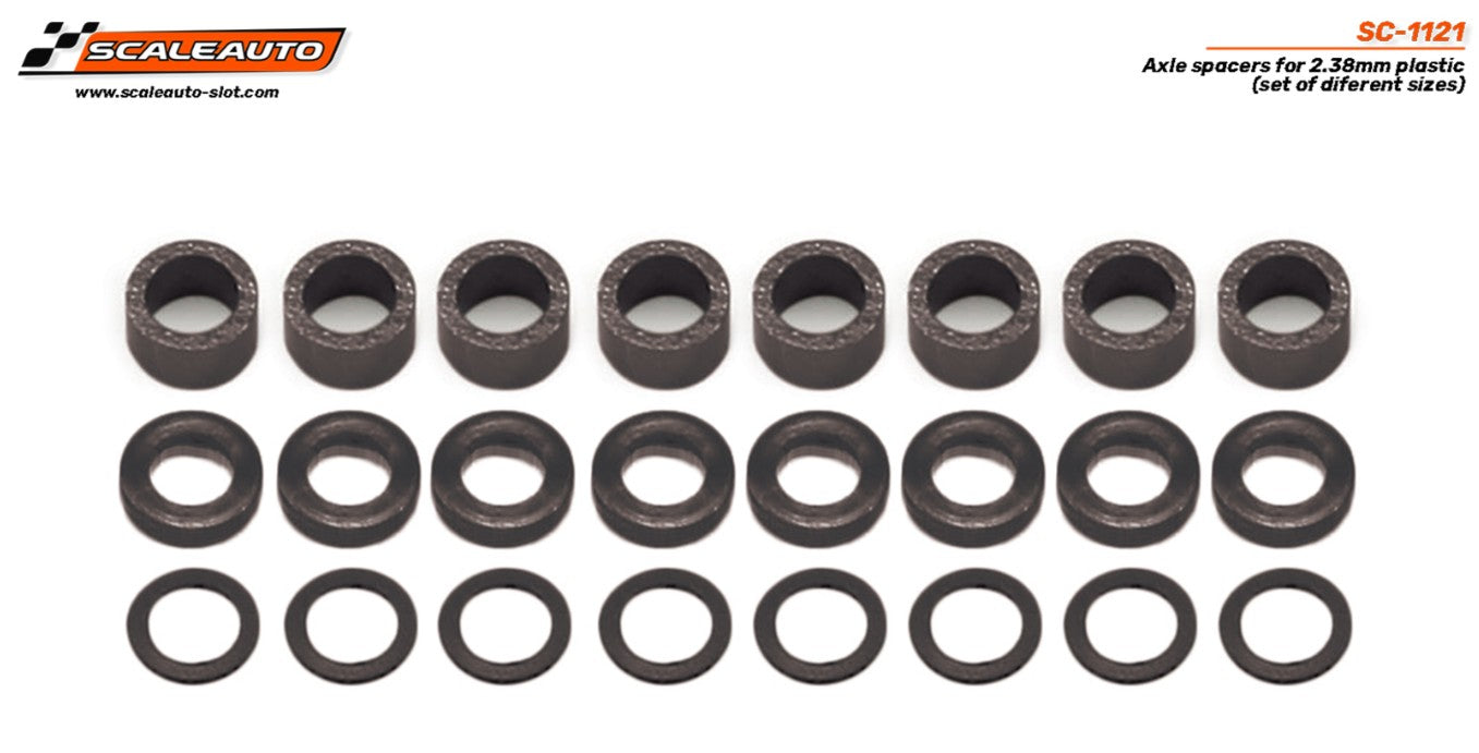 2.38mm plastic spacers (set of different sizes)