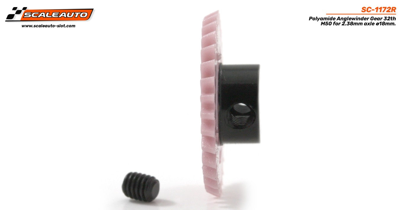 Crown 32d. Anglewinder ProComp-RS M50 25º for 2.38mm shaft. ø17mm. M2.5 screw.