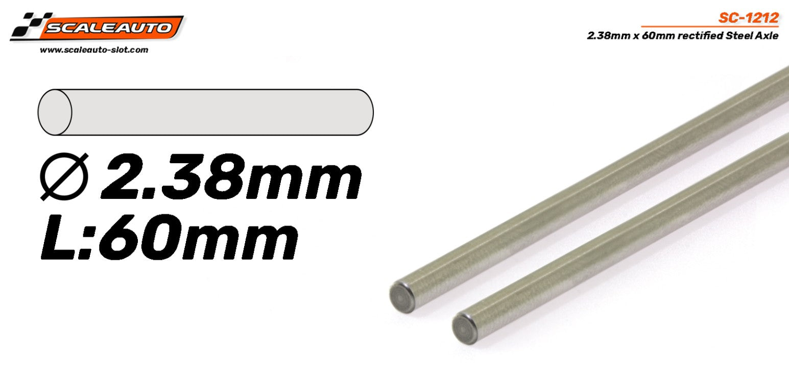 Pro steel axle 2.38mm x 60mm.