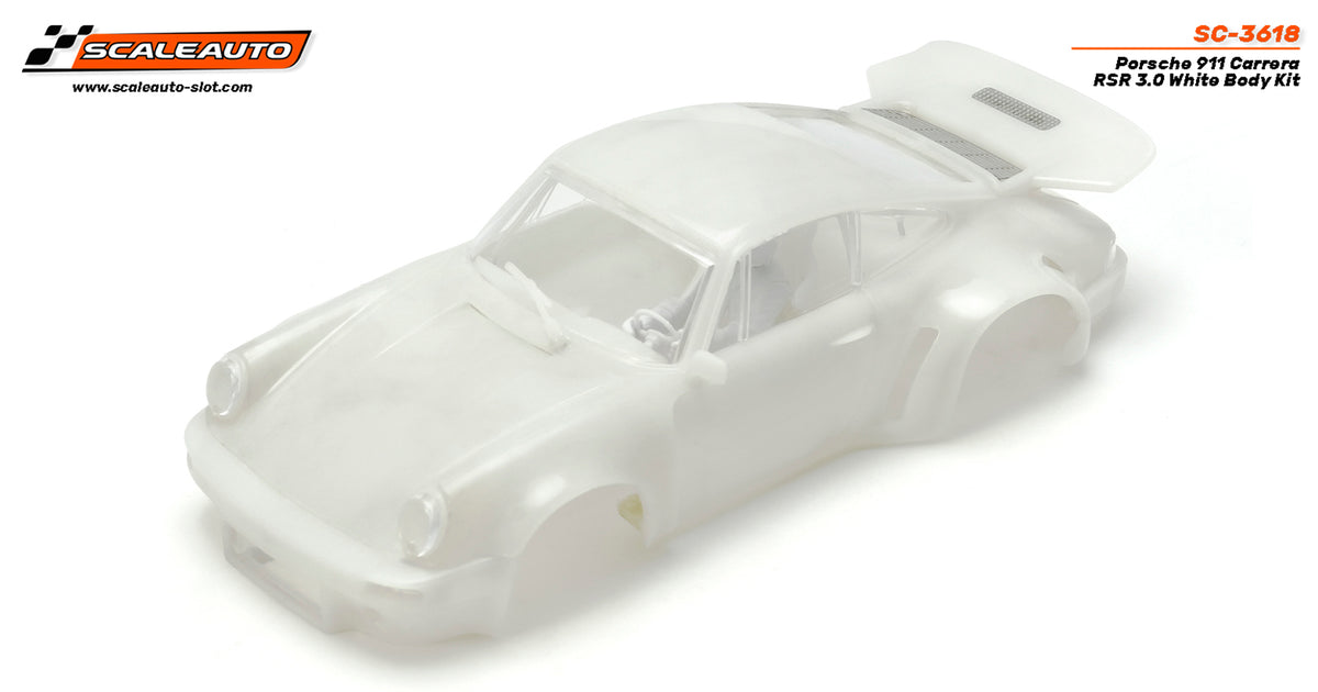 Carrocería Porsche 911 Carrera RSR 3.0 en Kit Blanca · Scaleauto SC-3618