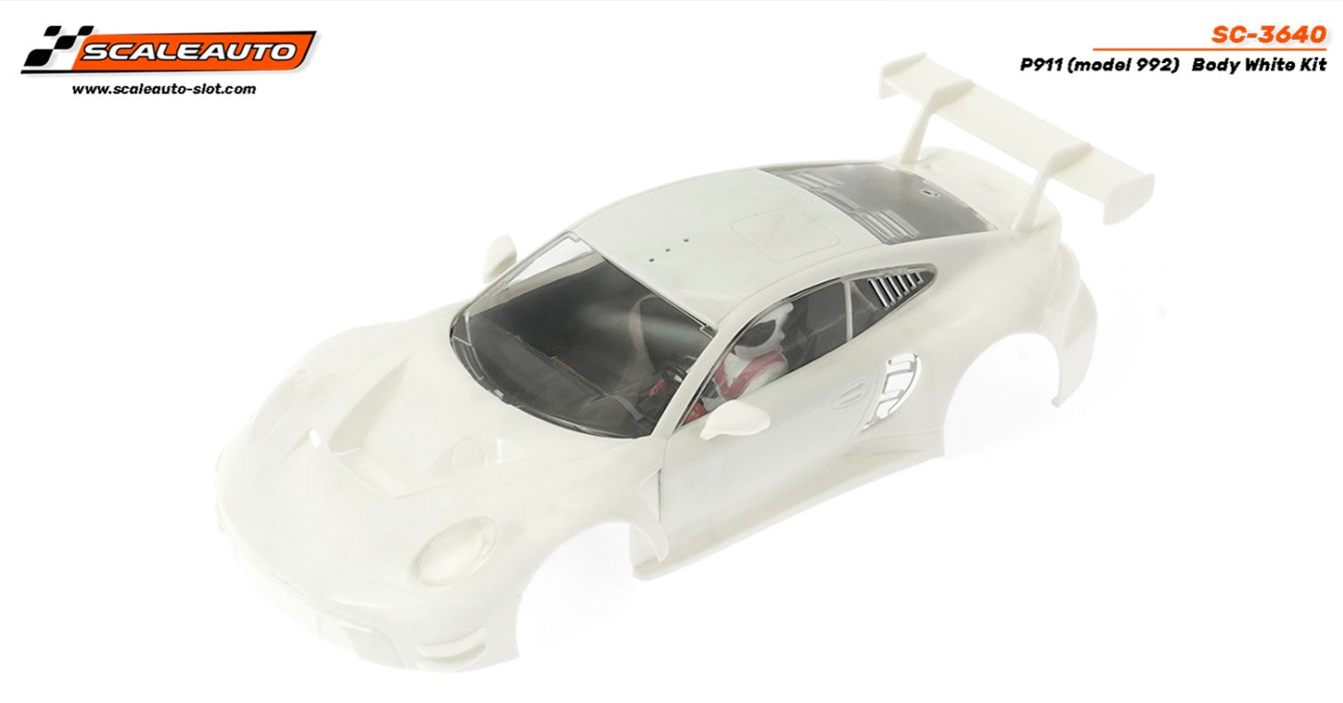 Porsche 911 GT3 (992 model) body kit in white