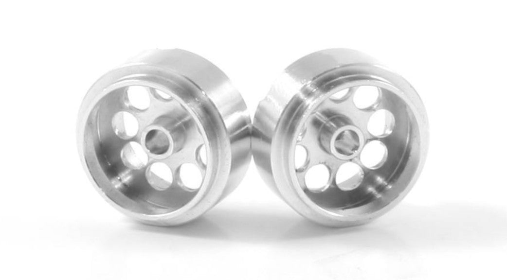 Aluminum rim 15.5x8.5mm. Lightweight with M2.5 bolt