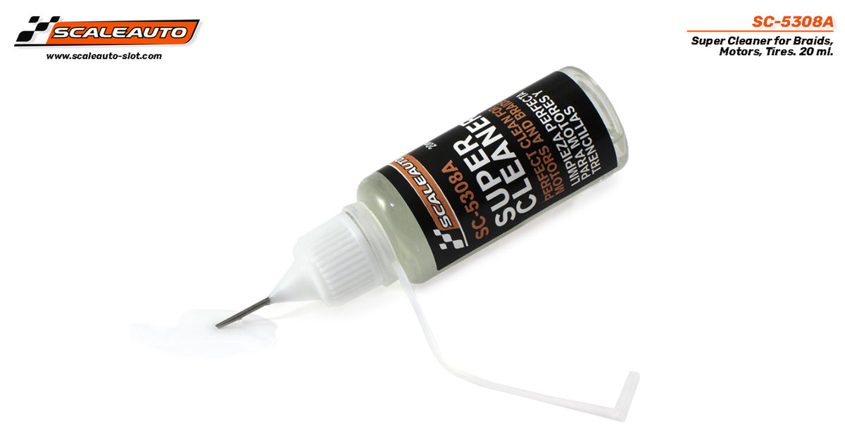 Super Cleaner para Limpieza de Motores y Trencillas. Bote de 20 ml. · Scaleauto SC-5308A