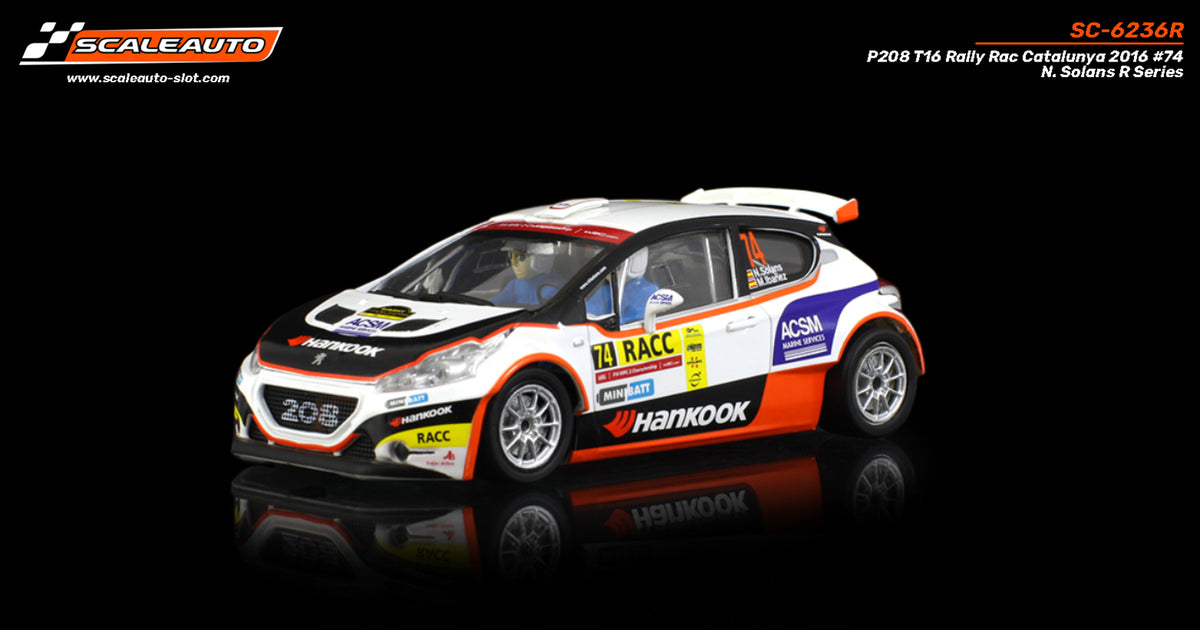 P208 T16 Rally RACC Catalunya 2015 #74 N. Solans R-Series · Scaleauto SC-6236R · Fotografía 2