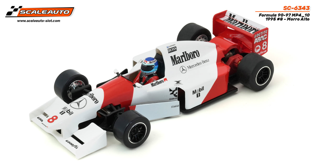 Formula 90-97 MP4/10 1995 #8 Hakinn. - Morro Alto · Scaleauto SC-6343