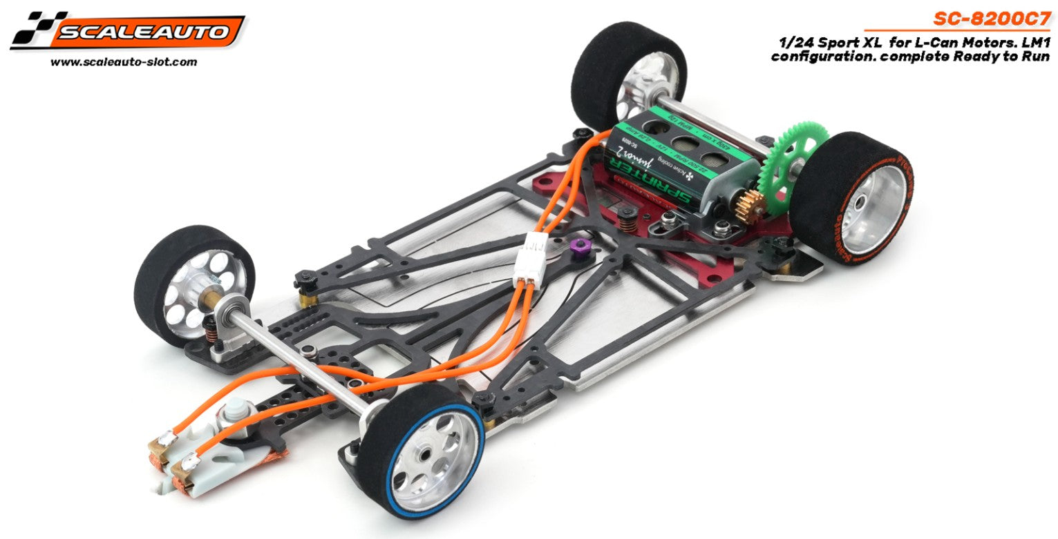 Chasis Sport XL 1/24 para Motor L-can. LM1 configuration. RTR completo